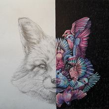 My project in Surrealist Illustration Inspired by Nature course. Traditional illustration, Pencil Drawing, Drawing, Artistic Drawing, and Naturalistic Illustration project by claudia_selz - 11.05.2021