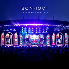 Bon Jovi Tour 2019. Ilustração tradicional, Design, Música, e Direção de arte projeto de Van Orton - 05.11.2021