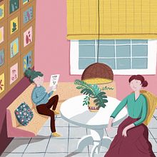 Mi Proyecto del curso: Historias ilustradas con Procreate: explora texturas y pinceles. Projekt z dziedziny Trad, c, jna ilustracja, Ilustracja c, frowa, R, sunek c, frow, Sketchbook i Narracja użytkownika Arlette Cassot - 05.11.2021