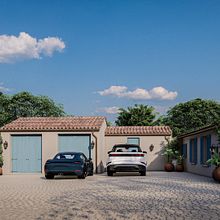 Villa in St. Tropez. Un proyecto de 3D, Arquitectura y Diseño de Chris Zantis - 06.11.2021