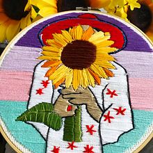 My project in Introduction to Botanical Embroidery course. Een project van Borduurwerk van Dora Sesar - 06.11.2021