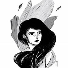 Mon projet du cours : Technique de dessin traditionnel avec Procreate. Projekt z dziedziny Trad, c, jna ilustracja,  R, sunek, Ilustracja c, frowa, Portret, R, sunek c i frow użytkownika Marie Monnerat - 06.11.2021
