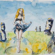 Mein Kursprojekt: Aquarellsketching: Drück deine Ideen aus . Un projet de Illustration traditionnelle, Esquisse , Créativité, Dessin, Aquarelle , et Carnet de croquis de Christoph Speck - 06.11.2021
