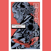 Mi Proyecto del curso: Ilustración vectorial de película cartel morbious Ein Projekt aus dem Bereich Plakatdesign, Digitale Illustration und Vektorillustration von Lorena Arevalo - 06.11.2021