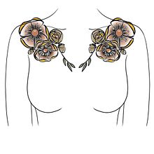 My project in Botanical Tattoo Design with Procreate course. Traditional illustration, Digital Illustration, Tattoo Design, and Botanical Illustration project by shadoonka - 11.06.2021
