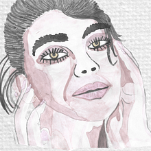 My project in Artistic Portrait with Watercolors course. Fine Arts, Painting, Watercolor Painting, and Portrait Drawing project by Diyah - 11.07.2021