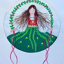 Mein Kursprojekt: Malen mit Gouache: Gestalte poetische Illustrationen. Traditional illustration, Fine Arts, Painting, Artistic Drawing, and Gouache Painting project by schmalemail - 11.07.2021