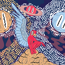 Rave Love. Ilustração tradicional e Ilustração vetorial projeto de Michelangelo De Vita - 07.11.2021