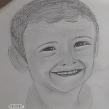 My grandson hb pencil only. Drawing, Portrait Drawing, and Artistic Drawing project by Vivien Green - 11.07.2021
