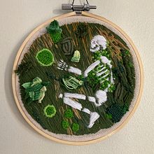 Mi Proyecto del curso: Introducción al bordado en relieve. Un proyecto de Bordado de Constanza - 01.11.2021
