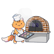 Esponjito's Bakery Designs. Design, and Digital Illustration project by Fani Hinostroza - 07.20.2020