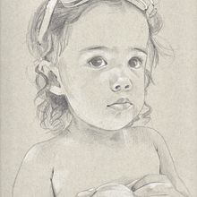 Sirenita. Desenho a lápis, Desenho de retrato, Desenho realista, e Desenho artístico projeto de Begoña Blázquez Parro - 04.11.2021
