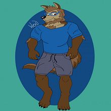 Mi Proyecto del curso: Dibujo de personajes manga desde cero: Wolf by WerO. Traditional illustration, Character Design, Comic, Pencil Drawing, Drawing, and Manga project by Erik Bengoa Ludewig - 11.06.2021
