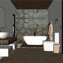 PROYECTO BAÑO. Interior Architecture, Interior Design, Decoration, Interior Decoration, and Retail Design project by Luis Angel Cárdenas De La Cruz - 11.09.2021