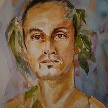 Mijn project van de cursus: Aquarelportretten maken: leg de persoonlijkheid van je model vast. Fine Arts, Painting, Watercolor Painting, and Portrait Drawing project by Judith van Rijswijk - 11.09.2021