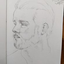 Portrait Sketchbooking: Explore the Human Face. Un progetto di Illustrazione tradizionale di Sue Orchison - 10.11.2021