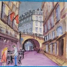 Mi Proyecto del curso: Representación arquitectónica en acuarela. Un proyecto de Ilustración tradicional, Bocetado, Dibujo, Pintura a la acuarela, Ilustración arquitectónica y Sketchbook de Alessandro GR - 10.11.2021