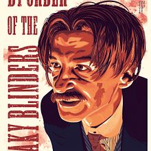 Proyecto Arthur Shelby - Técnica tono sobre tono. Traditional illustration, and Digital Illustration project by Daniel Zavala - 11.10.2021