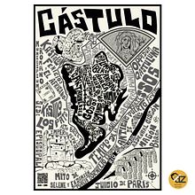 Cástulo - Antigua ciudad iberorromana (Linares-Jaén). Traditional illustration, T, pograph, and Digital Illustration project by Daniel Zavala - 11.10.2021