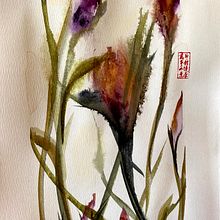 Florecillas. Un proyecto de Pintura a la acuarela de Soraya Sáez - 07.06.2021