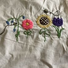 My project in Textured Embroidery: Combine Needlework and Beading course. Projekt z dziedziny Projektowanie dodatków, Projektowanie ubrań, Craft,  Haft,  Tkactwo i Teoria barw użytkownika cynthia61946 - 10.11.2021