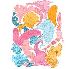 Mermay 2021. Traditional illustration project by Paula Valiño Rivera - 11.10.2021