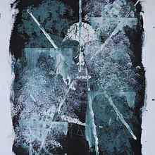 Hidden n. 3 - Frozen Steel . Un projet de Peinture, Peinture acr, lique, Art conceptuel, Beaux Arts , et Créativité de Alberto Erosi - 04.05.2020