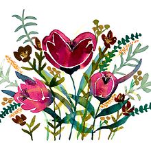 Mon projet du cours : Création d’une composition florale à l’aquarelle. Un progetto di Illustrazione tradizionale, Belle arti, Pittura, Pittura ad acquerello, Illustrazione botanica e Illustrazione naturalistica di dannyboy2021 - 11.11.2021