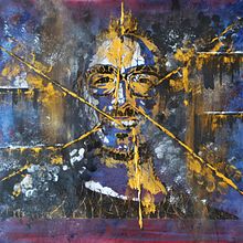 Hidden n. 6 - Midnight Sky. Un proyecto de Pintura, Bellas Artes, Pintura acrílica, Concept Art y Creatividad de Alberto Erosi - 30.08.2021