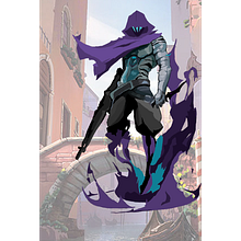 Omen from Valorant. Design, Video Games, Game Design, Character Design, Traditional illustration, and Digital Illustration project by Blancy - 03.13.2021
