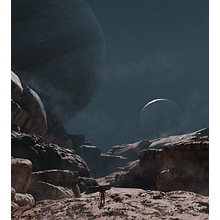 Caminar en marte. 3D, 3D Design, and Digital Illustration project by Jose Pablo Gonzalez - 11.10.2021