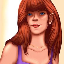 My project in Female Character Portraits in Procreate course. Un progetto di Illustrazione tradizionale, Illustrazione digitale e Disegno digitale di julia.wiese - 11.11.2021