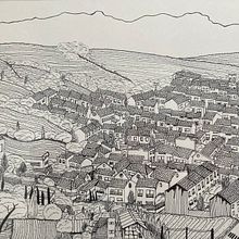 Mi Proyecto del curso: Urban Sketching: expresa tu mundo con una nueva perspectiva . Ilustrație tradițională, Schițe, Desen, Pictură în acuarelă, Ilustrație arhitecturală și Caiet de schițe de Marc Grané - 11.12.2021