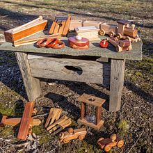 A selection of my small pieces. Een project van Houtbewerking van ttougas - 12.11.2021