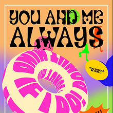 Donut Mind if I do - Animation for Typographic Compositions course - Ernest Zarzuela. Un proyecto de Animación, Animación 3D, Tipografía, Diseño, Motion Graphics y Diseño tipográfico de Ernest Zarzuela - 11.11.2021