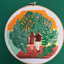 Mi Proyecto del curso: Introducción al bordado botánico. Embroider project by cristinasimon_98 - 11.12.2021