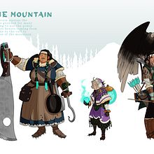 Eyes of the Mountain. Character Design, and Concept Art project by Micah Bianco - 11.13.2021