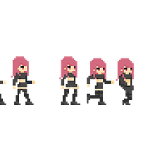 Mi Proyecto del curso: Introducción al diseño de personajes en pixel art. Un progetto di Character design, Videogiochi, Pixel art e Progettazione di videogiochi di David Ugalde - 13.11.2021