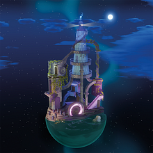 A portal to the lighthouse. Concept Art, 3D Modeling, and Architecture project by _jokond - 11.13.2021
