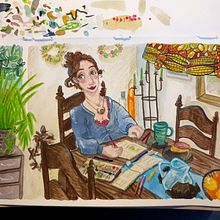 Mein Kursprojekt: Das Skizzenbuch als Erkundungsreise: Finde deinen Zeichenstil. Un progetto di Illustrazione tradizionale, Bozzetti, Creatività, Disegno, Pittura ad acquerello, Sketchbook e Pittura gouache di marion.hoepken - 13.11.2021