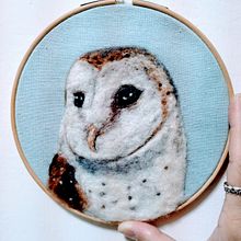 Needle felting: crie retratos com lã. Arts, Crafts, Fiber Arts, Naturalistic Illustration, Needle Felting, and Textile Design project by lala333888 - 11.14.2021