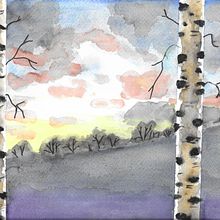 My project in Atmospheric Landscapes in Watercolor  course. Fine Arts, Painting, and Watercolor Painting project by Julia C - 11.14.2021