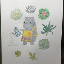 My project in Delicate Watercolors for Narrative Illustration course. Children's Illustration, Traditional illustration, and Watercolor Painting project by Wendy - 11.12.2021