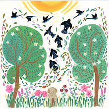 My project in Painting with Gouache: Create Poetic Illustrations course . % Guadalupe Manrique tarafından hazırlanan Geleneksel illüstras, on, Güzel sanatlar, Tablo, Sanatsal Çizim, Guaj Bo, Ve ama projesi - 11.06.2021