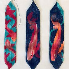 Fish bracelets. Projekt z dziedziny Projektowanie dodatków, Craft, Projektowanie biżuterii i  Tkactwo użytkownika Estrella Vega - 14.11.2021