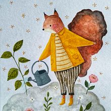Mi Proyecto del curso: Creación de acuarelas para ilustración narrativa. Projekt z dziedziny Ilustracje dla dzieci, Trad, c, jna ilustracja i Malowanie akwarelą użytkownika Cristina González - 14.11.2021