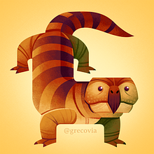 Animales del Triásico. Een project van Traditionele illustratie,  Ontwerp, Grafisch ontwerp,  Infographics y Digitale illustratie van Greco Westermann - 15.11.2021