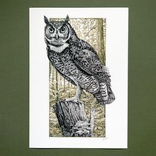 Deep in the forest- Pen and ink Drawing. Traditional illustration, and Naturalistic Illustration project by Philip Harris - 10.02.2021