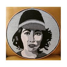 Mi Proyecto del curso: Bordado con punch needle: pasa de la imagen al retrato. Un progetto di Ricamo e Punch needle di Esthela Gómez - 09.11.2021
