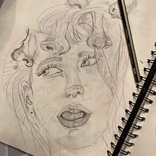 Se que je retiens pratique pratique pratique. Een project van Traditionele illustratie van Sonia Bedard - 14.11.2021